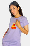 Sweetmoon Long T Shirt Nightdress - Purple — thumbnail 5